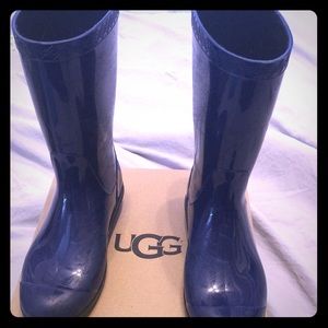 Girls Blue Uggs Rainboots